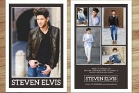 Model Comp Card Template Modeling Fashion Etsy – Carlynstudio intended for Model Comp Card Template Free