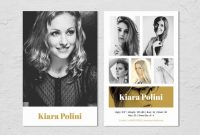 Modeling Comp Card Template throughout Free Comp Card Template