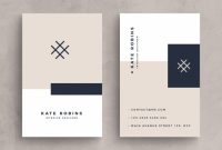 Modern Business Card Template With Elegant Style | Free Vector regarding Christian Business Cards Templates Free