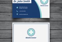 Modern Medical Business Card Template | Free Vector inside Medical Business Cards Templates Free