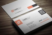 Modern Stylish Qr Code Business Card Template » Cardzest for Qr Code Business Card Template