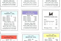 Monopoly Card Template Custom Monopoly Property Cards Best intended for Monopoly Property Card Template