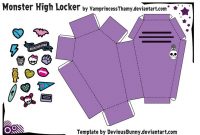 Monster High 3D Coffin. Free Printable. | Monster High throughout Monster High Birthday Card Template