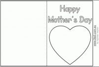 Mothers Day Cards Templates | Mothers Day Card Template for Mothers Day Card Templates