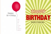 Ms Word Birthday Card Template ~ Addictionary for Birthday Card Template Microsoft Word