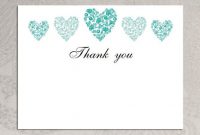Ms Word Thank You Card Template – Rendomi with Thank You Card Template Word