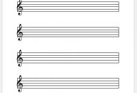 Music Paper Sheets For Ms Word | Word & Excel Templates regarding Blank Sheet Music Template For Word