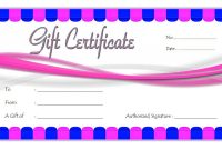 Nail Salon Gift Voucher Template Free 2 In 2020 | Gift regarding Nail Gift Certificate Template Free