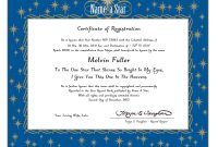 Name A Star Instant Certificate Buy And Name A Star Name A regarding Star Naming Certificate Template