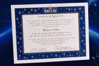 Name A Star Instant Certificate – Buy And Name A Star | Name A Star with Star Naming Certificate Template