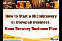 Nano Brewery Business Plan Example Craft Mplate Microbrewery in Brewery Business Plan Template Free