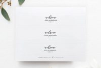 Napkin Wrap Place Card Template, Printable Wedding Place for Place Card Setting Template