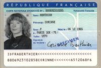 National Identity Card (France) – Wikipedia in French Id Card Template