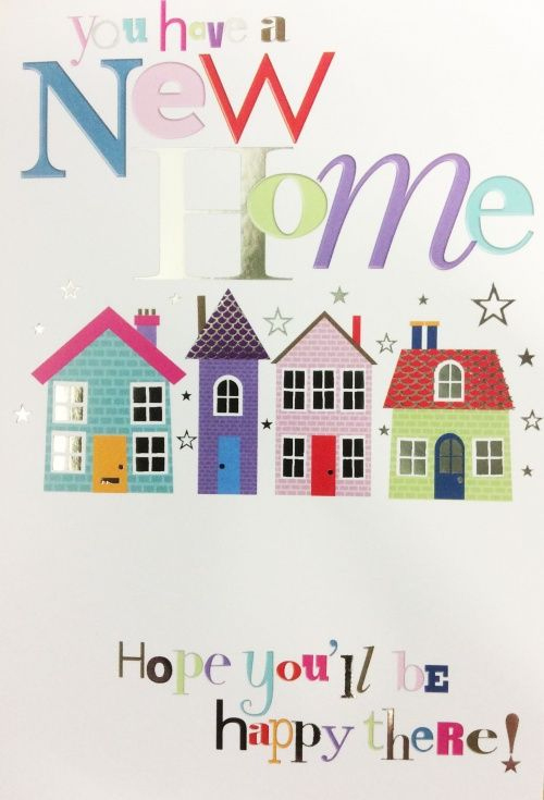New House Greeting Card Greeting Cards For New House intended for Moving Home Cards Template