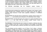 Non Compete Agreement Template – Approveme – Free Contract inside Business Templates Noncompete Agreement