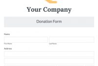 Nonprofit Forms | Nonprofit Templates | Formstack for Donation Card Template Free