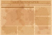 Old Newspaper Layout Vector – Download Free Vectors, Clipart with regard to Blank Old Newspaper Template