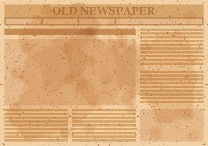Old Newspaper Layout Vector - Download Free Vectors, Clipart with regard to Blank Old Newspaper Template