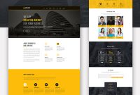 One Page Template Designs, Themes, Templates And intended for One Page Business Website Template