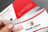 Online Business Card Maker App – 3D Red Business Card Template pertaining to Business Card Maker Template
