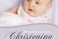 Online Purple Christening Invitation Invitation Template intended for Baptism Invitation Card Template