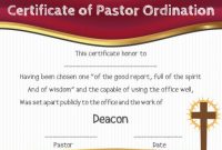 Ordination Certificate Template: 14+ Unique And Free pertaining to Free Ordination Certificate Template