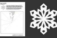 Paper Snowflake Templates | Free Printable Templates in Blank Snowflake Template