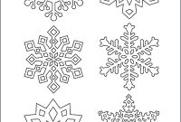 Paper Snowflake Templates | Free Printable Templates with Blank Snowflake Template