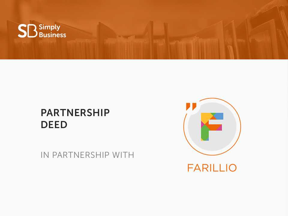 Partnership Agreement Template Uk (Partnership Deed): Free with regard to Free Business Partnership Agreement Template Uk