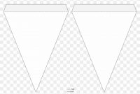 Pennant Banner Template – Triangle Flag Banner Template for Triangle Pennant Banner Template
