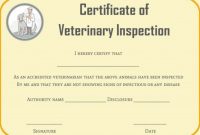 Pet Health Certificate Template: 9 Word Templates To in Veterinary Health Certificate Template