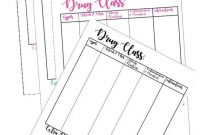 Pharmacology Drug Class Template Package Of 4 in Pharmacology Drug Card Template