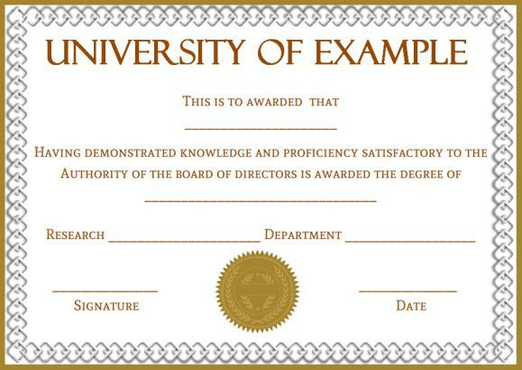 Phd Certificate Templates Free | Certificate Templates regarding Doctorate Certificate Template