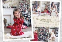 Photo Christmas Cards, Holiday Photo Postcard, Christmas inside Christmas Photo Card Templates Photoshop