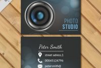 Photo Studio Business Card | Free Vector throughout Photography Business Card Templates Free Download