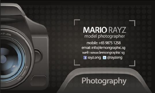 Photographer Business Card Psd Template Free Download inside Photography Business Card Templates Free Download