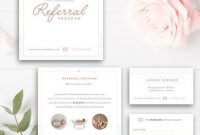 Photography Referral Card, Photoshop Template, Referral pertaining to Referral Card Template