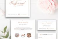 Photography Referral Card, Photoshop Template, Referral Program, Tell A  Friend, Photographer Templates – Instant Download! intended for Photography Referral Card Templates