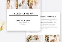 Photography Referral Card Template, Wedding Planner Referral throughout Photography Referral Card Templates