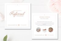 Photography Referral Card Templates, Referral Program —Stephanie Design regarding Photography Referral Card Templates