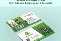 Photoshop Garden Landscape Business Card Templates in Landscaping Business Card Template