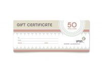 Pilates & Yoga Gift Certificate Template Design intended for Yoga Gift Certificate Template Free