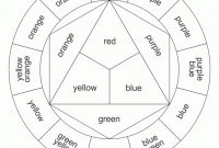 Pin Auf Kunstunterricht intended for Blank Color Wheel Template