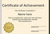 Pin On Certificate Template intended for Powerpoint Award Certificate Template