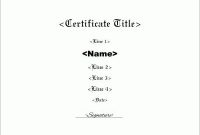 Pin On Certificate Templates pertaining to Borderless Certificate Templates