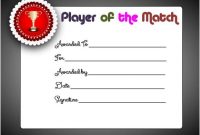 Pin On Certificate Templates pertaining to Player Of The Day Certificate Template