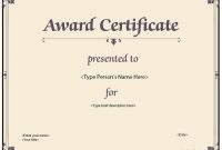 Pin On Certificate Templates regarding Professional Award Certificate Template