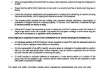 Pin On Drug And Alcohol Policy Template throughout Health And Safety Policy Template For Small Business