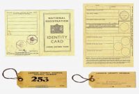 Pin On Ephemera regarding World War 2 Identity Card Template