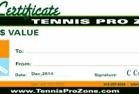 Pin On Gifts inside Tennis Gift Certificate Template